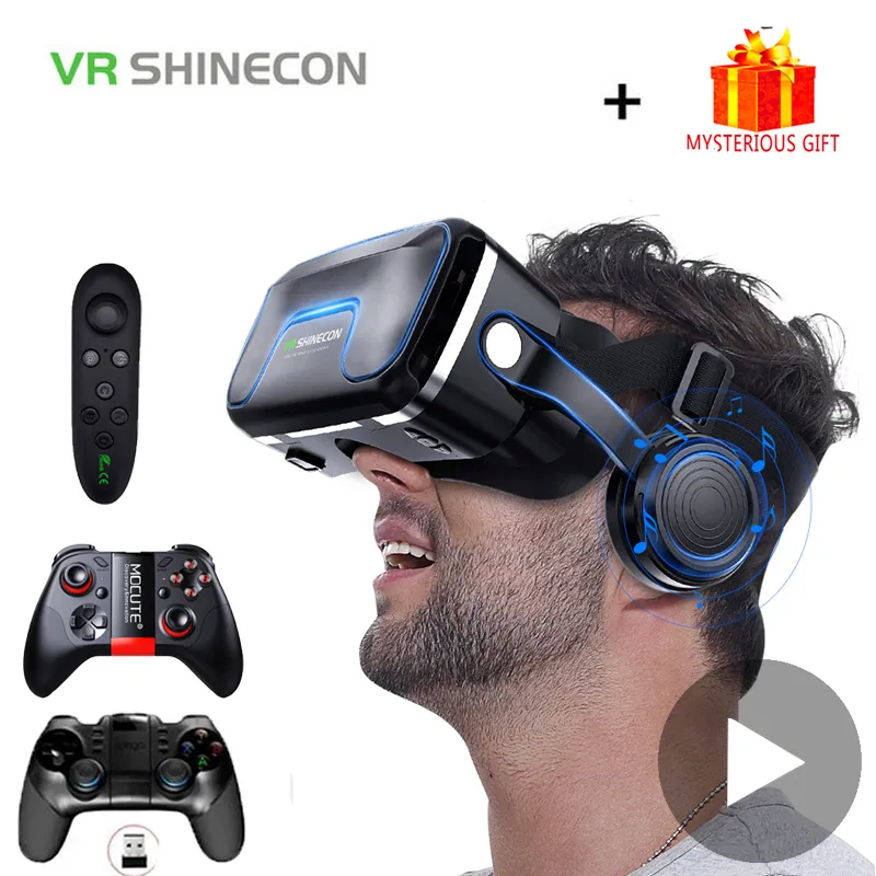 Vr Headset Pc - VR Shinecon 10.0 Casque 3D lunettes