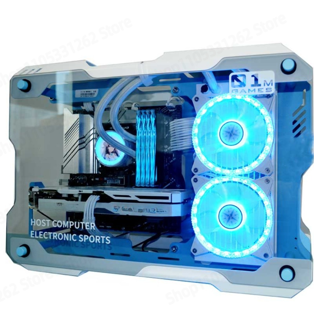 Pc Gaming Water Cooling - Boîtier de PC de jeu miniature