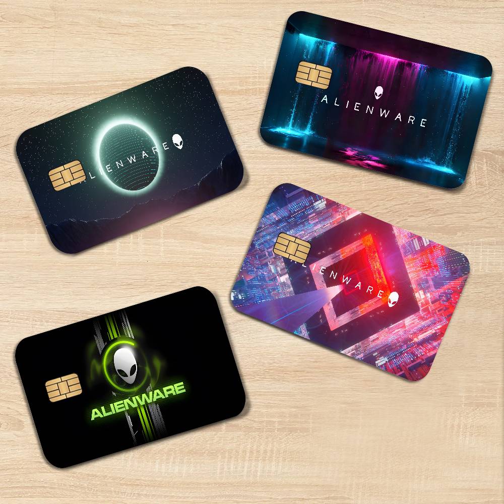 Pc Gaming Wallpaper - Autocollants pour carte de crédit Dell
