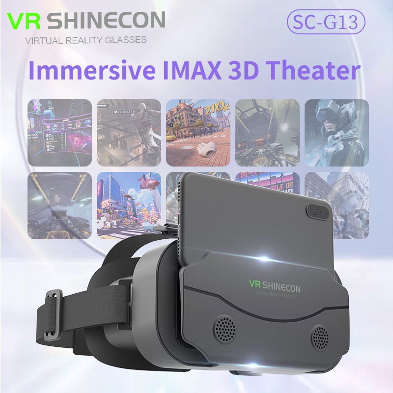 Vr Headset Pc - Lunettes VR 3D virtuelles à écran