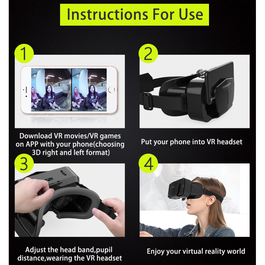 Lunettes VR de réalité virtuel - Vr Headset Pc avis et prix