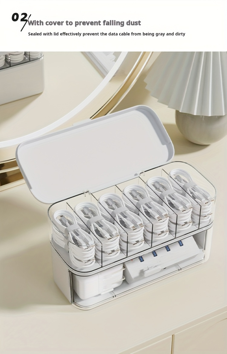 Boîte organisatrice de câbles  - Desk Cable Organizer avis et prix