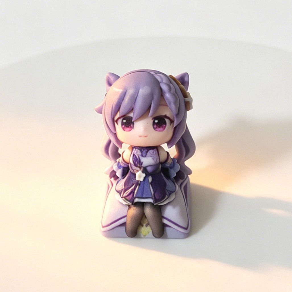 Genshin Impact Keqing Anime Co - Mechanical Keyboard avis et prix