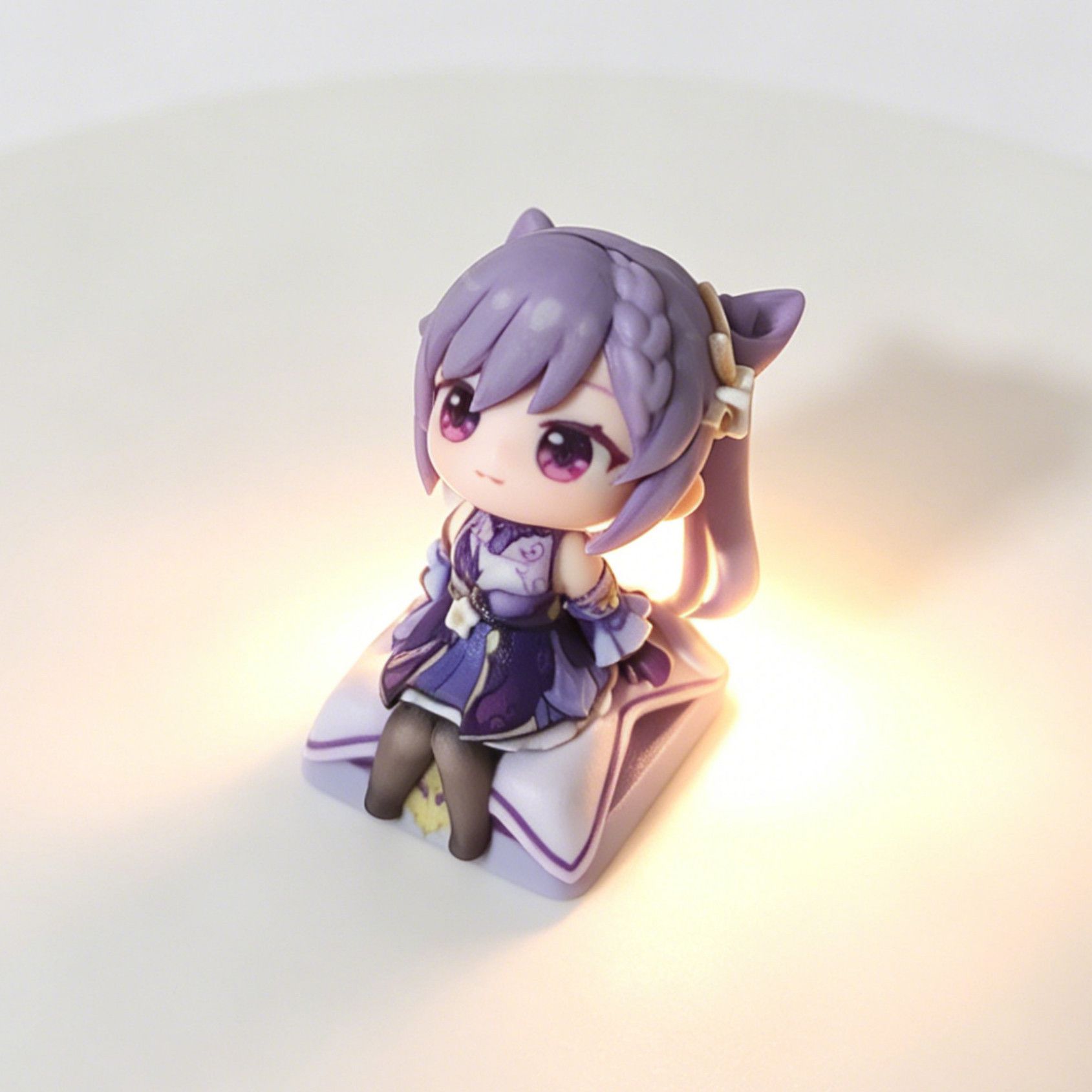 Genshin Impact Keqing Anime Co - Mechanical Keyboard avis et prix