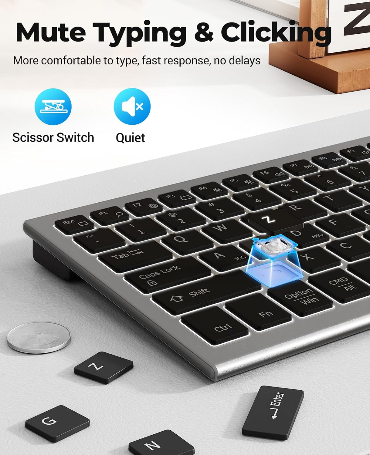 Clavier sans fil Bluetooth JOM - Pc Gaming Windows 7 avis et prix