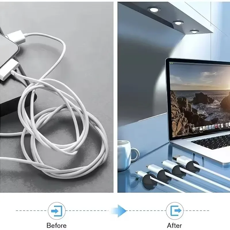 Clips de câbles muraux de bure - Desk Cable Organizer avis et prix