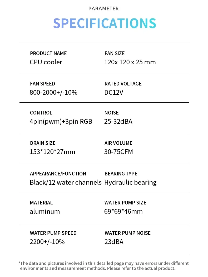 Ventilateur de refroidissement - Pc Gaming Water Cooling avis et prix